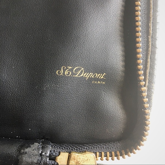 Vintage St. Dupont Leather Laptop Sleeve - Picture 7 of 9